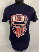 Vintage Minnesota Twins T Shirt MLB Single Stitch Large Team Logo USA 80s 90s - £19.65 GBP