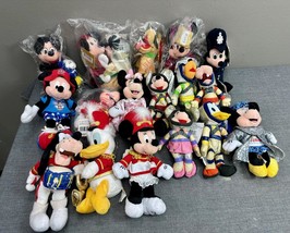 Huge Lot of New Disney Mickey &amp; Friends Bean Bag Stuffed Plush Toys - £27.17 GBP