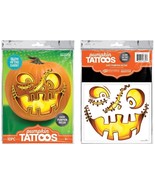 Glow in the Dark Pumpkin Tattoos - 2 Sheets, 5 each, 10 total pieces of ... - $300.87 MXN