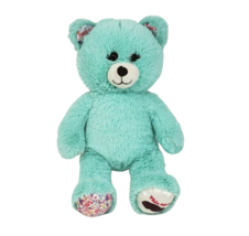 Build A Bear Girl Scouts Teal Thin Mint Cookie Teddy Stuffed Animal Plush Toy - £37.21 GBP