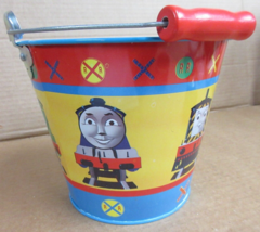 Vintage Thomas The Tank Engine &amp; Friends 1997 Schylling Tin Pail Sand Bucket  22 - £29.35 GBP