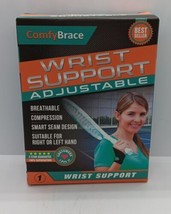 Wrist Brace Left or Right Hand Breathable Support Carpal Tunnel Arthritis Black - $8.40