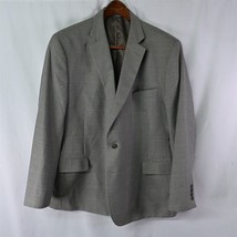 Stafford 50R Brown Houndstooth Wool Yearround Blazer Suit Jacket Sport Coat - £39.30 GBP