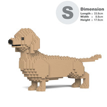 Dachshund Dog Sculptures (JEKCA Lego Brick) DIY Kit - £51.11 GBP