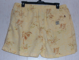 EXCELLENT MENS TOMMY BAHAMA YELLOW W/ FLORAL SWIM SHORTS / TRUNKS   SIZE XL - £19.83 GBP