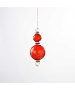 Red Ball Christmas Ornament for tree decoration engraved, hanging tree C... - $39.66 CAD
