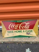 VINTAGE COCA COLA SODA DRINK  TAKE HOME A CASE 18.75x9 - £290.25 GBP