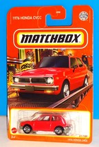 Matchbox 2022 MBX Metro #21 1976 Honda CVCC Red - £3.21 GBP