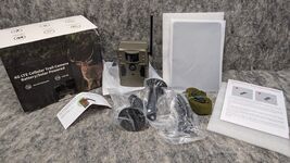 4G LTE Cellular Trail Camera Battery/Solar Powered RBX-H10 Full HD New - $32.99
