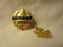 1967 Art EFS Gold Award Pin w/ chain attached &#39;1967&#39; - $10.00