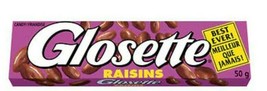 24 x Glosette Raisins Chocolate Candy Bar Hershey "Canadian" 50g each - $43.54