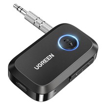 UGREEN 5.3 Aux Bluetooth Adapter for Car, [Greater Connection] 3.5mm, Wireless A - £25.81 GBP