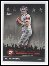 2009 Topps #TTT2 Eli Manning ToppsTown Silver - £1.49 GBP