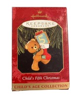 1997 Hallmark Keepsake Ornament Child&#39;s Fifth 5th Christmas QX6515 New - £9.02 GBP