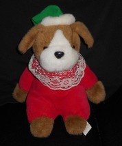Vintage Kuddle Me Toys Kellytoy Baby Christmas Puppy Dog Stuffed Animal Plush - £37.21 GBP