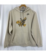 Nike Beige Iowa Hawkeyes Vault Logo Men&#39;s Size XL Pullover Hoodie - $52.12 CAD