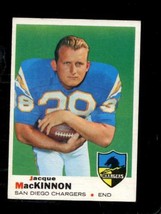 1969 Topps #202 Jacque Mackinnon Vg+ Chargers *X83652 - £1.77 GBP