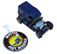 Vintage 1969 Hot Wheels Redline Paddy Wagon – Dark Blue – Police Van w/ ... - $74.25