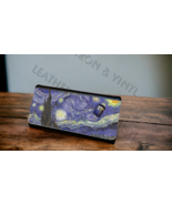 Women&#39;s Trifold Wallet - Dr Who Starry Night Tardis Design - $472.26 MXN