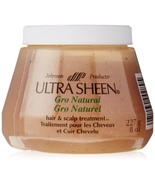 Ultra Sheen Gro Natural Hair and Scalp Treatment Jhonson Products- 8 oz - £26.46 GBP