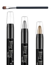 Eyeshadow Stick Shimmer &amp; Matte Eye Shadow Sticks Pencil Crayon w/Brush ... - £11.65 GBP