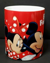 Disney &quot;Best Friends&quot; Cup Mug with Mickey Minnie Goofy Donald &amp; Pluto - £12.19 GBP