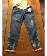 Flutter And Kick Womens Maternity Jeans Size 10 0033 - $74.54 CAD
