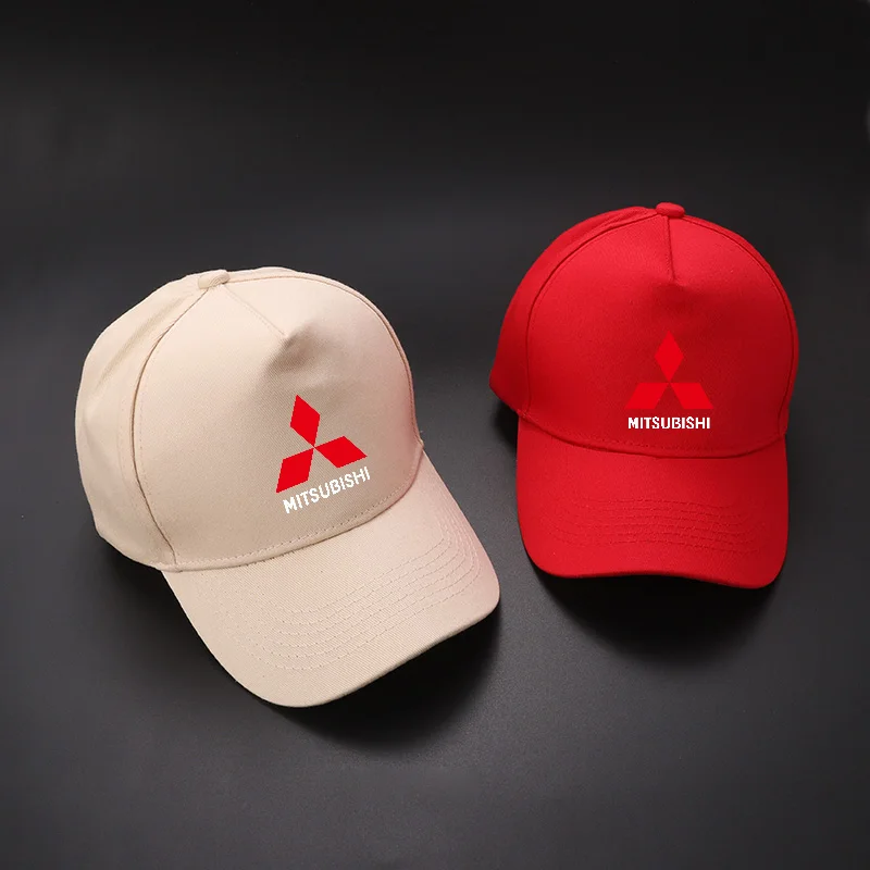 Car Hats Casual Baseball Caps Sunscreen Cotton Ventilate Hat for Mitsubishi - £18.19 GBP