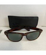VTG B&amp;L RAY-BAN WAYFARER L1725 PRAW TORTOISE SUNGLASSES ASSEMBLED IRELAND - $168.02 CAD