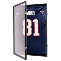 Football Jersey Frame Display Case - Lockable Jersey Display Case &amp; Shat... - $125.99