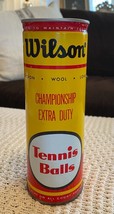 Vintage 60&#39;s Wilson Championship Tennis Balls Can EMPTY Game Sport Room Decor - £5.39 GBP