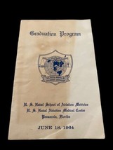 U.S. Naval School of Aviation Medicine Florida Graudation Program 1964 V... - £58.64 GBP
