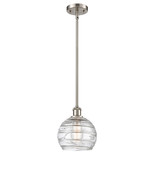 Mini Pendant Athens Deco Swirl 8&quot; Brushed Satin Nickel 516-1S-SN-G1213-8... - €173,47 EUR