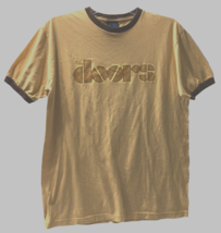 $20 Doors Jim Morrison Vintage Manzarek Densmore Krieger Brown Ringer T-Shirt M - £16.07 GBP