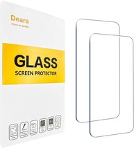 Glass Screen Protector for 15 15 Pro 6.1 Inch 2 Pack Case Friendly Tempered Glas - £36.75 GBP