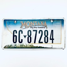  United States Montana Gallatin County Passenger License Plate 6C 87284 - £12.57 GBP