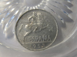 (FC-1180) 1953 Spain: 5 Centimos - Iberian rider - $10.00