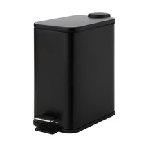5 Liter / 1.32 Gallon Trash Can With Plastic Inner Buckets; Rectangle Ba... - £43.03 GBP