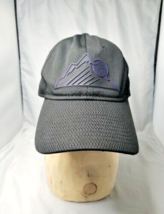 Colorado Rockies Baseball Hat Cap Black New Era 9Twenty Adjustable Strap - £9.68 GBP