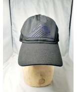 Colorado Rockies Baseball Hat Cap Black New Era 9Twenty Adjustable Strap - £9.83 GBP