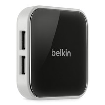Belkin 4-Port USB Hub - Powered Desktop USB Docking Station - USB Adapter suppor - £25.66 GBP