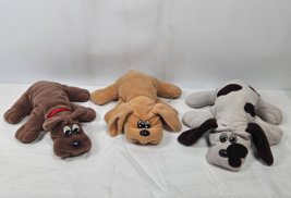 Vtg Tonka Pound Puppies Rumple Skins Brown Newborn White Black Spots Set... - $19.95