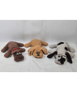 Vtg Tonka Pound Puppies Rumple Skins Brown Newborn White Black Spots Set... - $279.29 MXN