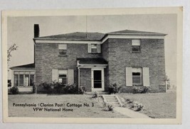 Pennsylvania VFW National Home Clarion Post Cottage No. 3 Chrome Postcard - £6.74 GBP