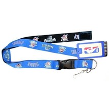 OKC Thunder Oklahoma City Lanyard 2-Tone Neck Release Keychain NBA Official - $7.85