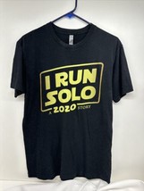 I Run Solo A 2020 Story Men’s T Shirt Med Black Gold - £19.38 GBP