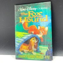 Walt Disney vintage button pinback pin advertising 3D Fox and Hound Copp... - £7.85 GBP