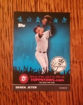 2009 Topps Topps Town Derek Jeter #TTT29 New York Yankees Free Shipping - £2.02 GBP