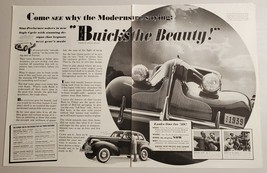 1938 Print Ad Buick Cars for 1939 New Stunning Designs - $15.79