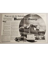 1938 Print Ad Buick Cars for 1939 New Stunning Designs - £12.47 GBP